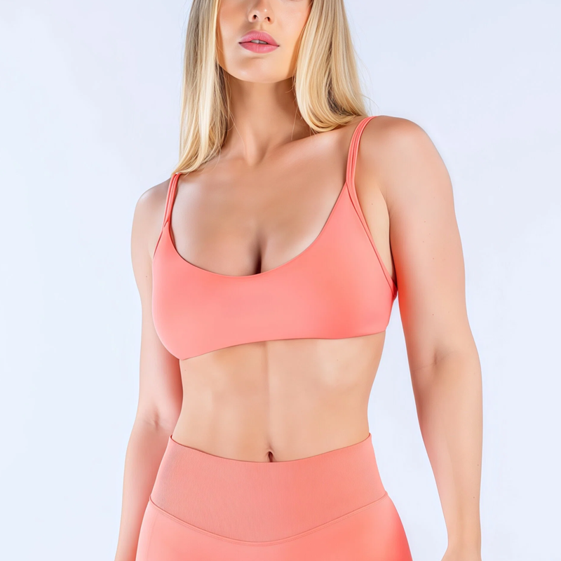 Sports Bra High Impact - HISTELLO 임팩트 스쿠프 넥 브라 여성용