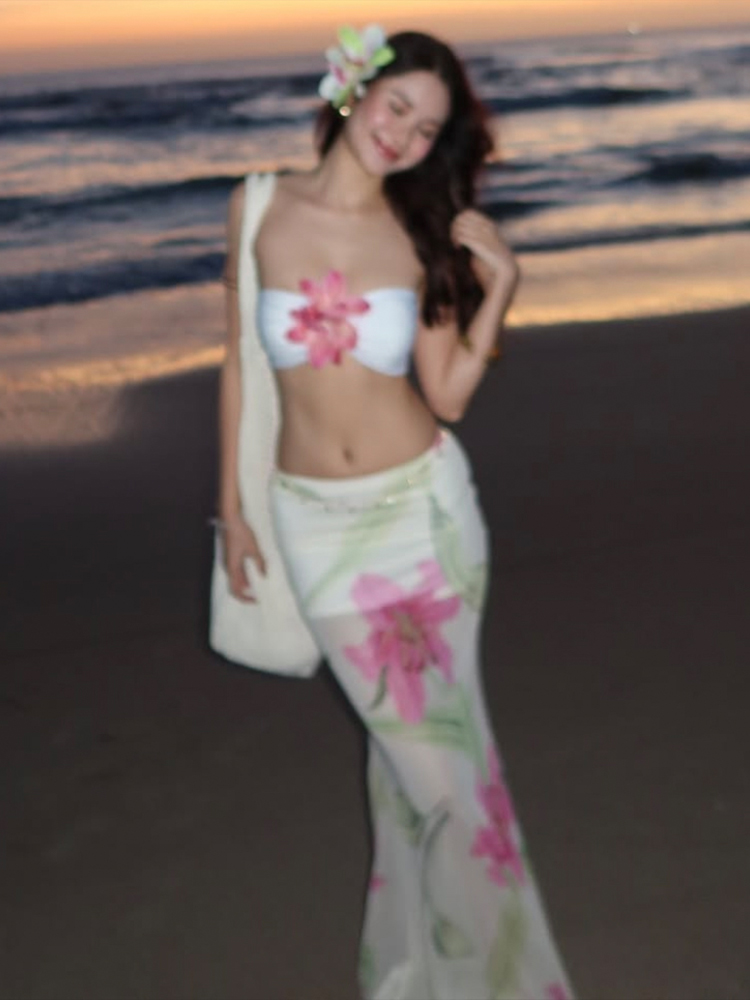 Strapless Bra Backless - Nibber Pretty Women 투피스 세트 3d