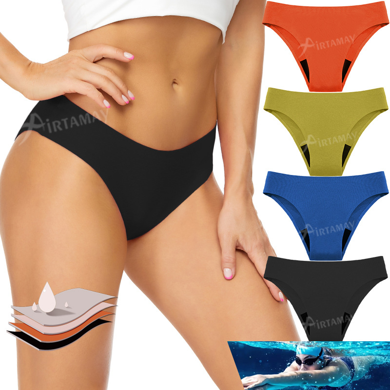 여성용 심리스 생리 수영복, 새지 않는 생리 비키니 하 - Period Panty Absorbent 리뷰 및 가격
